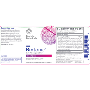 Biocidin Botanicals - Biotonic Daily Adaptogen