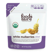 Load image into Gallery viewer, Foods Alive - White Mulberries