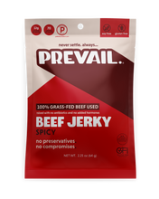 Load image into Gallery viewer, Prevail Grass Fed Beef Jerky - 2.25 oz